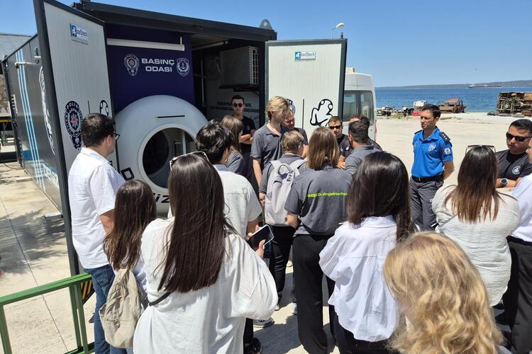 Besuch der Meerespolizei in Canakkale